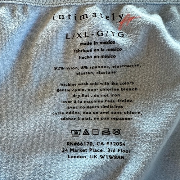 FP Movement by Free People Low Back Seamless Tee Size L/XLG Baby Blue NWOT - Picture 5 of 6